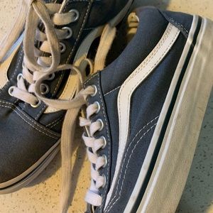 Grey old school vans!!
